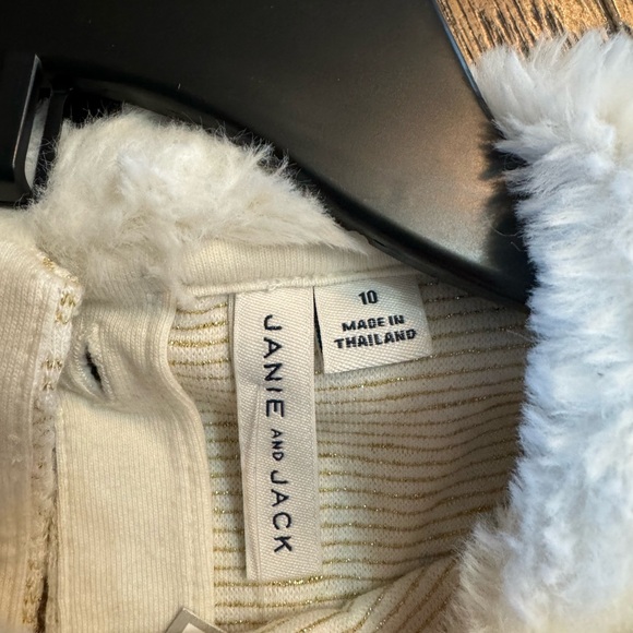 Janie and Jack Cream Bishop Sleeve Maxi Sweater Dress - Picture 6 of 6